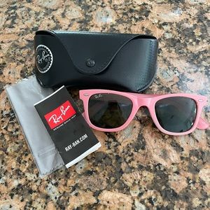 Ray Ban Pink Wayfarer Sunglasses